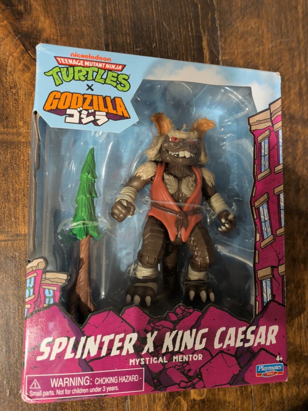 TMNT Teenage Mutant Ninja Turtles x Godzilla SPLINTER X KING CAESAR